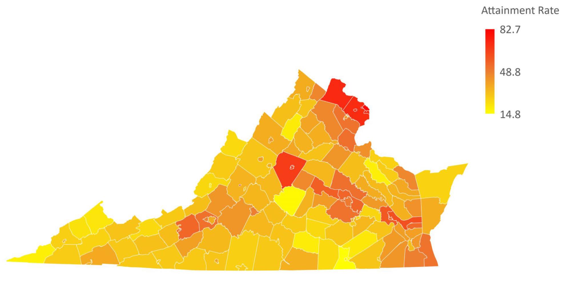 Chart1AttainmentbyLocality